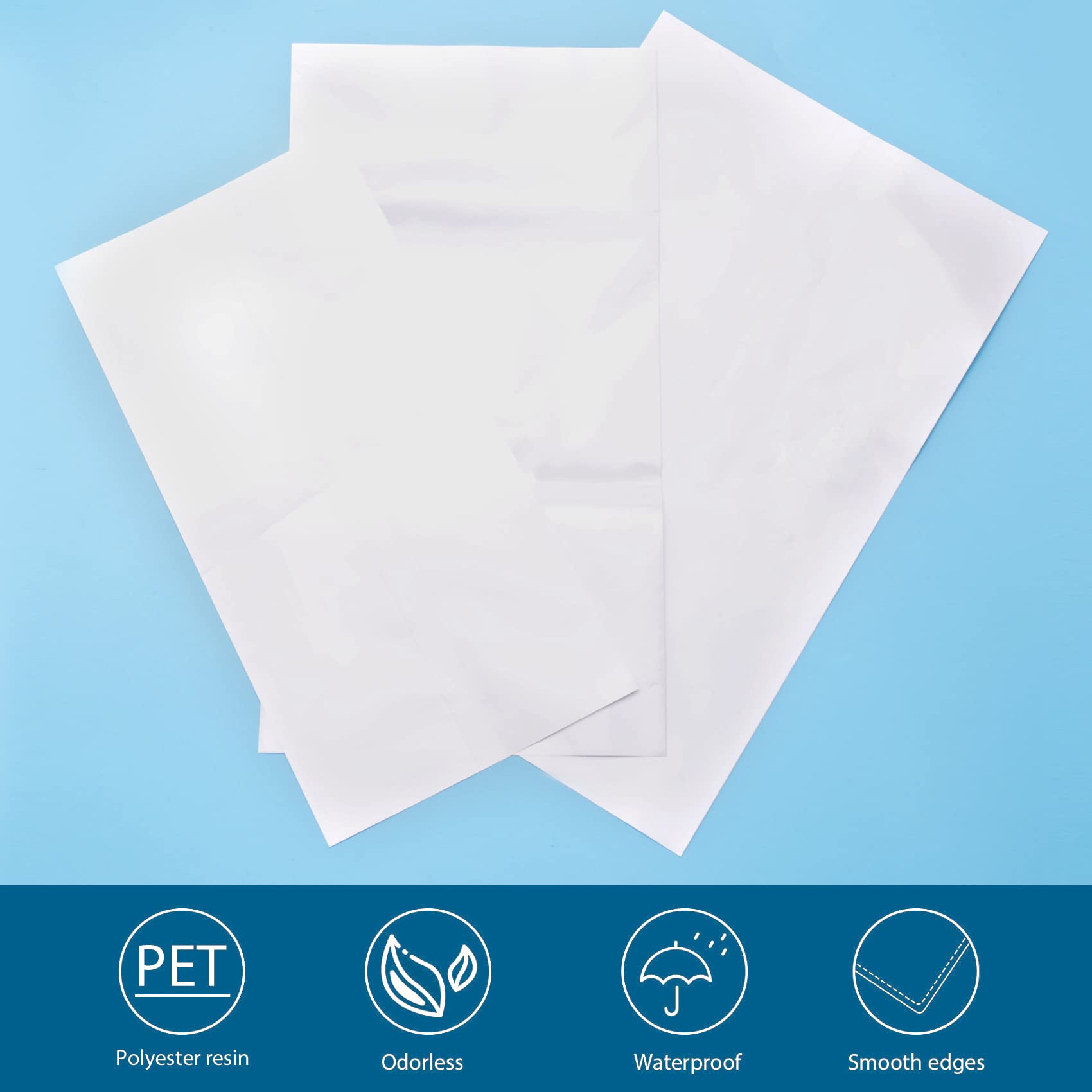 Garta 30Pcs Sublimation Shrink Wrap Film - 3 Sizes Heat Transfer Shrinkable Bags for Mugs, Tumblers & Cups (White/Clear) - Perfect for DIY Crafts, Gift Wrapping & Drinkware Protection
