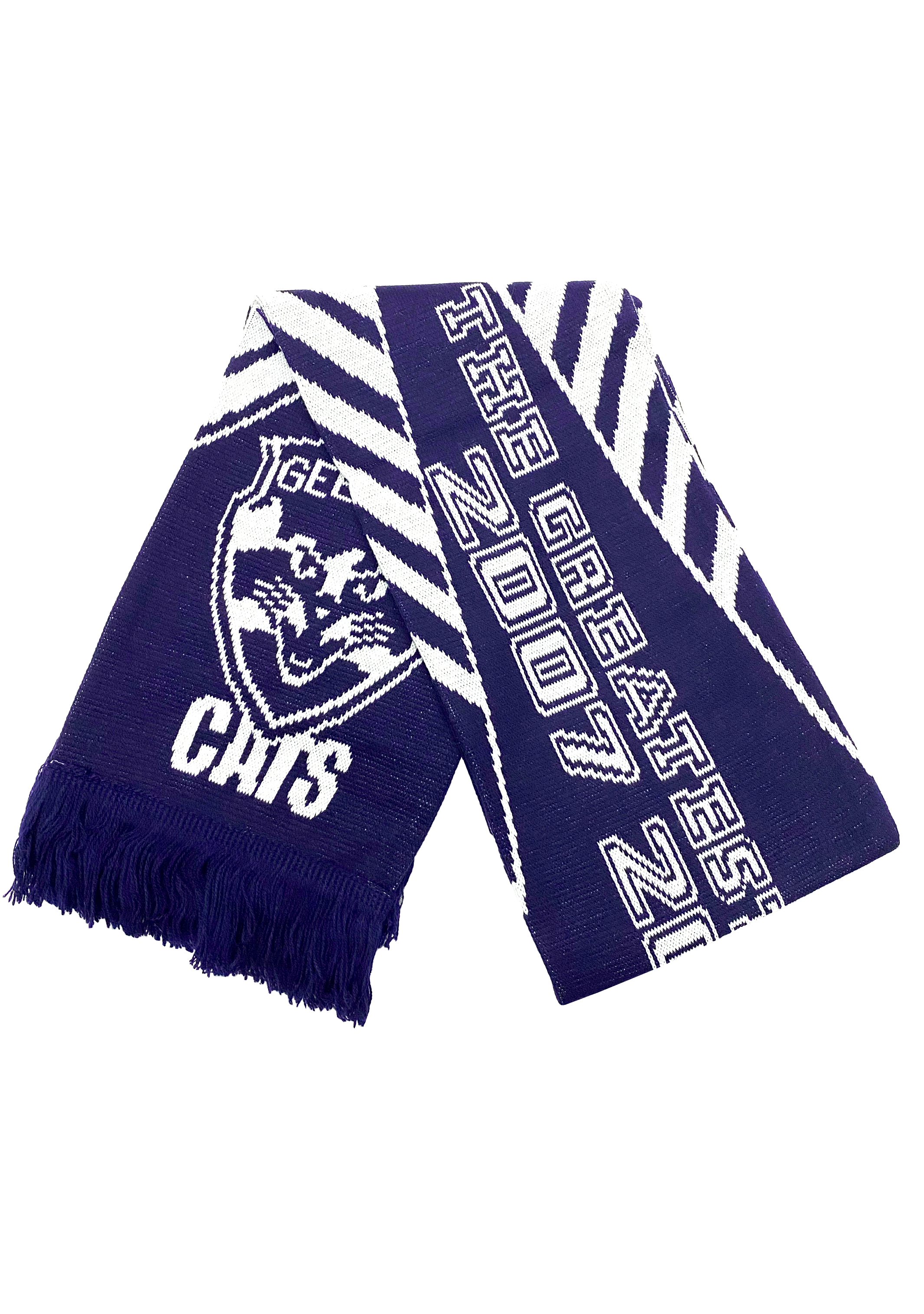 Burley Sekem Geelong Cats Jacquard Supporter Scarf SCGE4 - Premium Team Fan Accessory for AFL Games & Outdoor Events