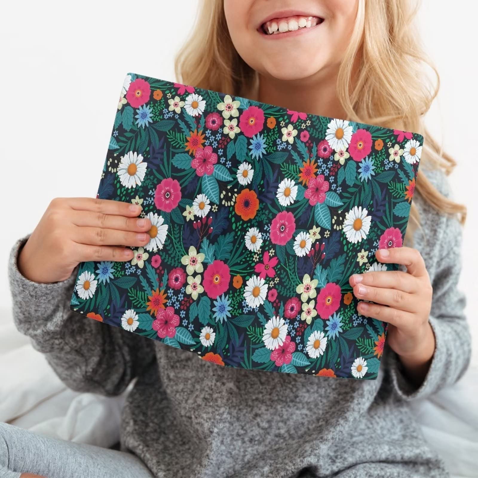 DISNIMO Daisy Hello Sunshine Book Sleeve - Washable Zippered Book Cover Protector for Paperbacks & Textbooks (Fits up to 9x11 Inches) - Perfect Gift for Book Lovers | Ideal for School, Travel & Library Use