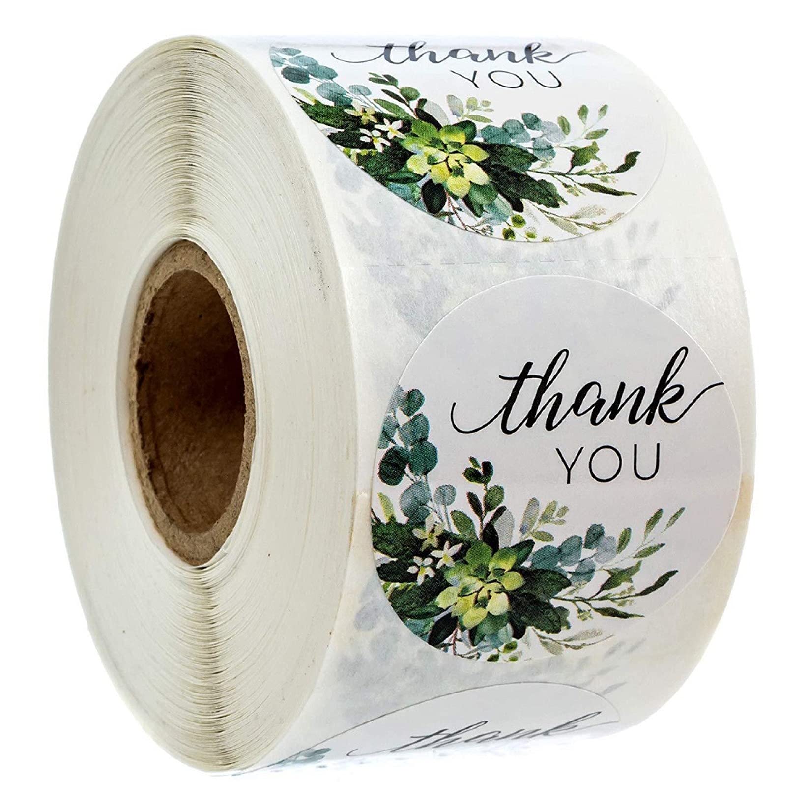 1 Inch Round Gold Foil Thank You Stickers for Small Business - Kraft Paper Stickers with Adhesive - Perfect for Packaging, Gifts, and Customer Appreciation