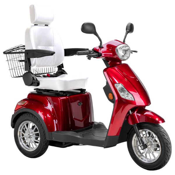 Bespoke Legacy Full Size 3 Wheel Mobility Scooter for Adults - Lightweight Electric Scooter with Long Battery Life - Perfect for Outdoor, Shopping & Travel