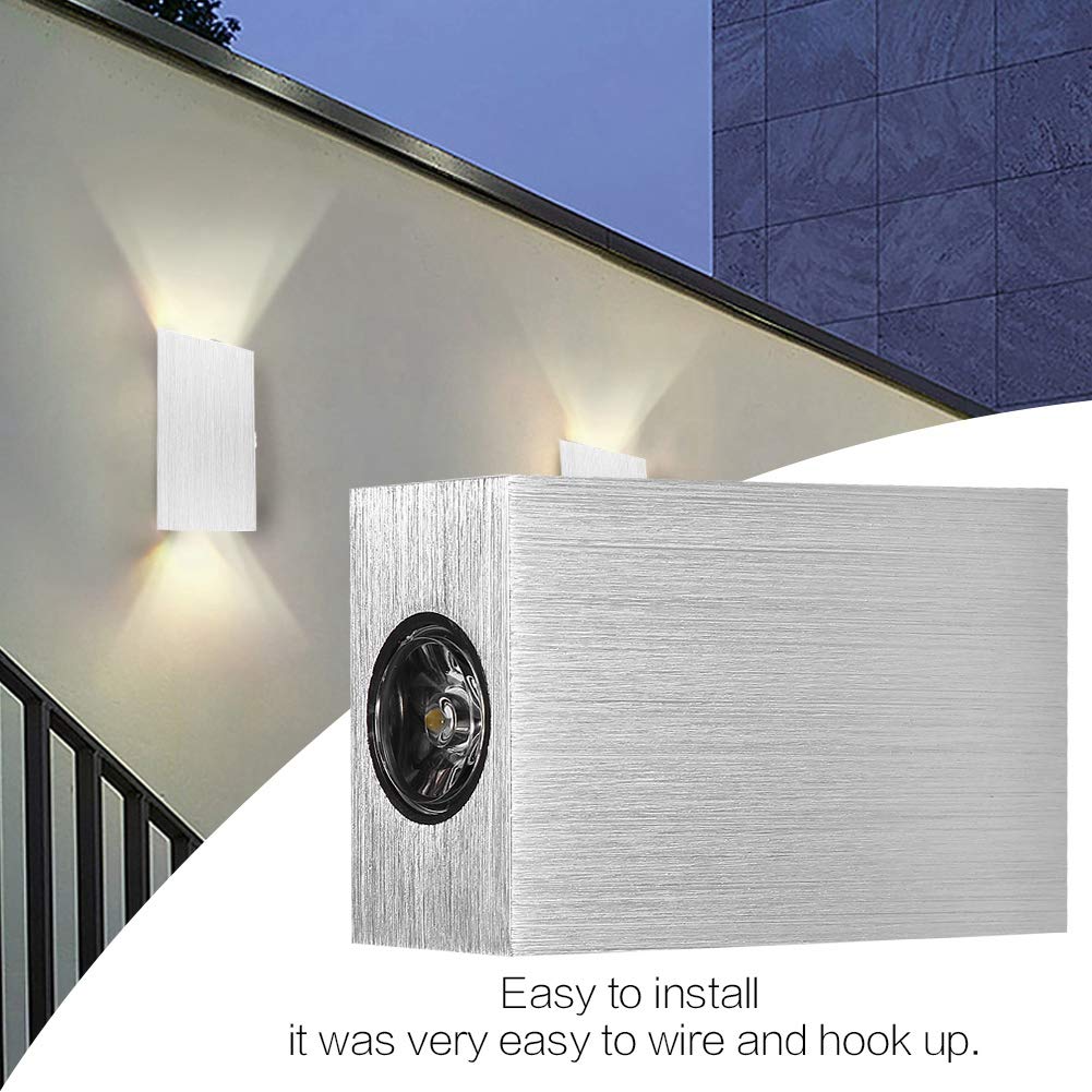 Outdoor LED Wall Light - Waterproof Garden Corridor Lighting for Pathways, Patios & Entryways | Indoor/Outdoor Use | Durable & Energy-Efficient Landscape Lighting