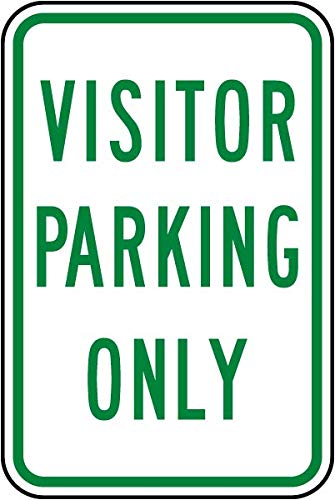 Visitor Parking Only Sign - 12