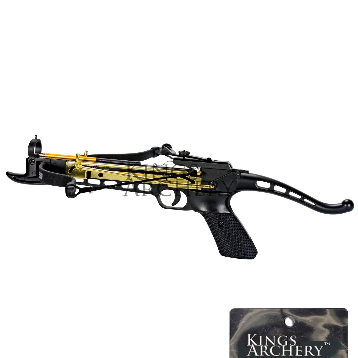 80 LBS Self-Cocking Crossbow Pistol with Adjustable Sights - Aluminum Arrows & Safety Lock | Hunting, Target Practice & Outdoor Sports Gear
