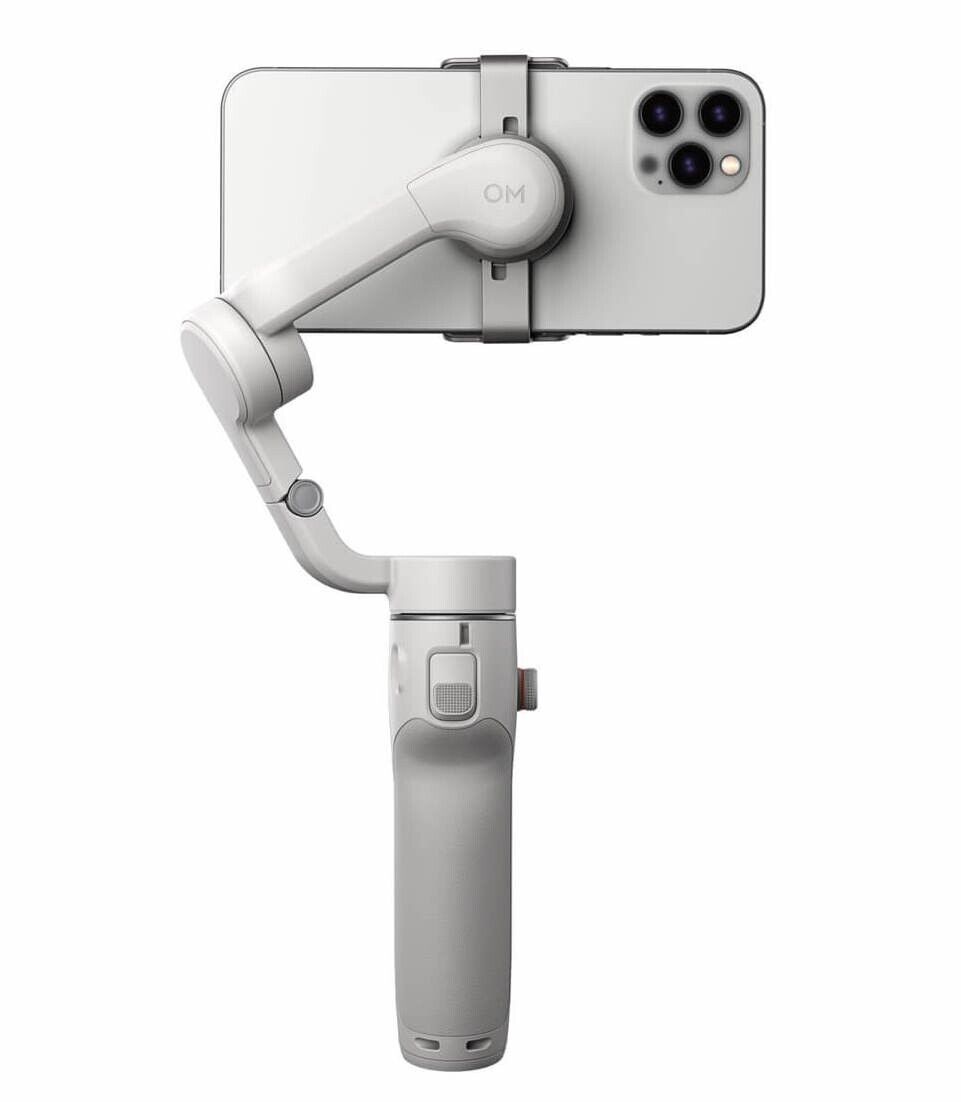 DJI Osmo Mobile 6 Smartphone Gimbal Stabilizer - Platinum Gray for Smooth 4K Videos & Photos | Perfect for Vlogging, Travel & Social Media Content Creation