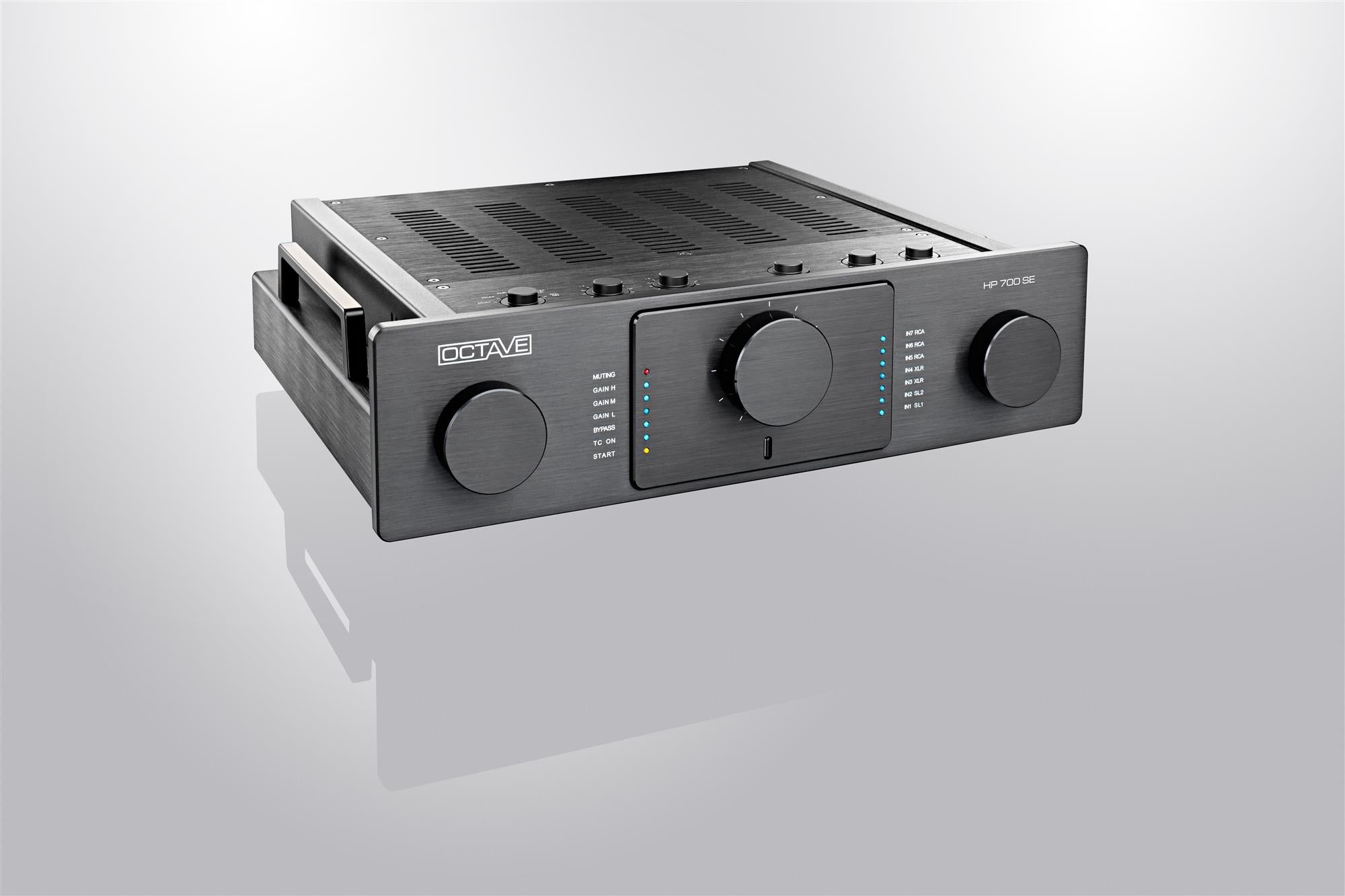 Octave HP 700 SE Tube Preamplifier with External Power Supply - High-End Audio Equipment for Home Studio & Audiophile Systems - Perfect for Recording & Music Playback