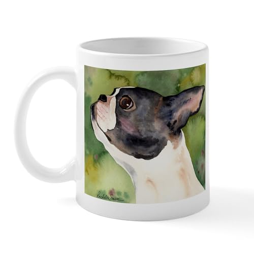 White - Boston Terrier Giftware Mug