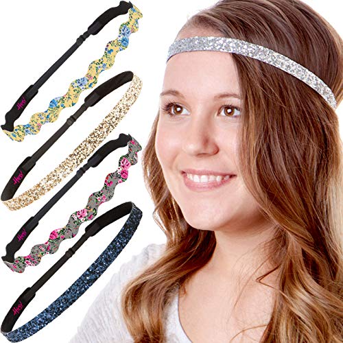 Wave D. Pink/Yellow & Skinny Glitter 5pk