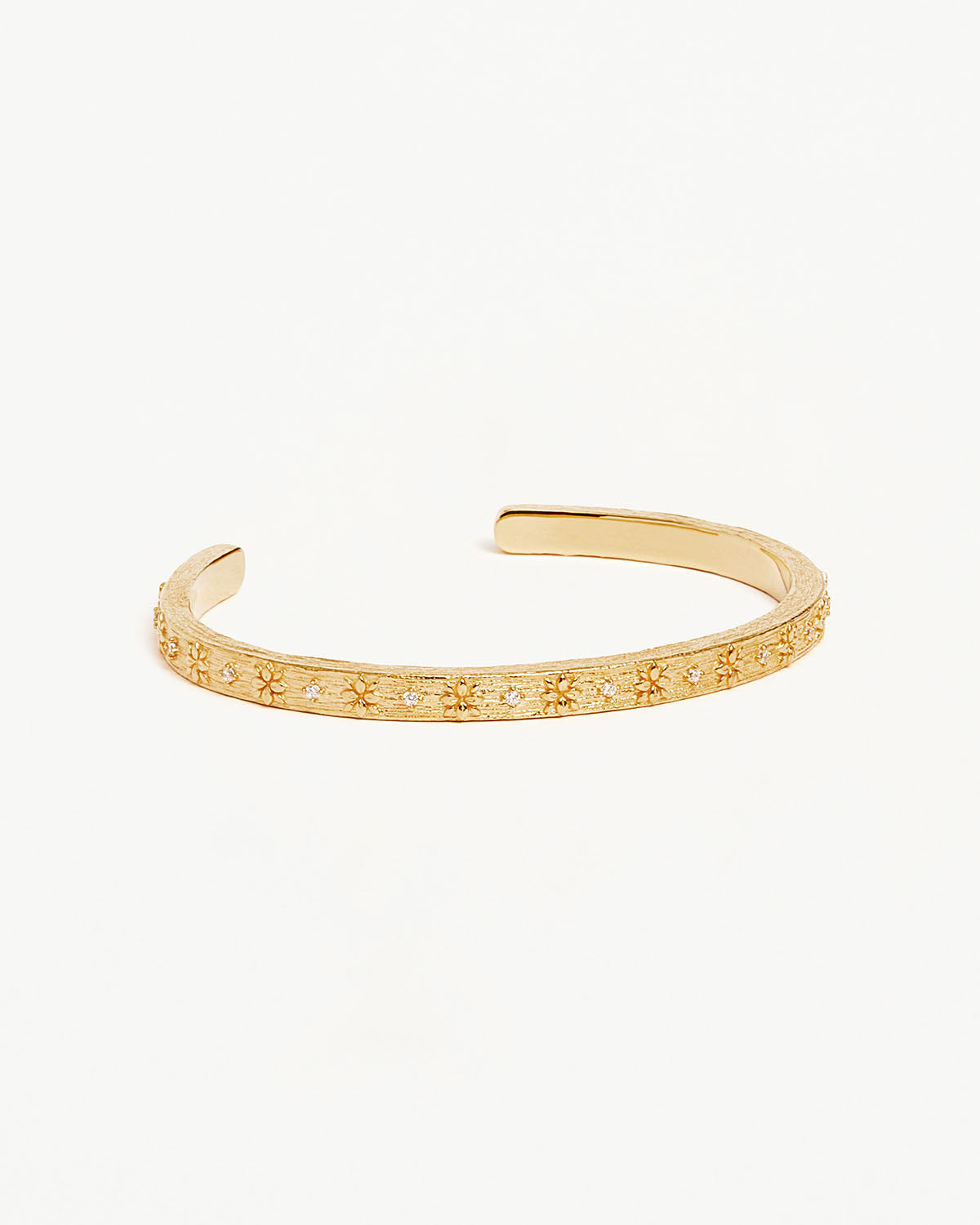 18K Gold Vermeil Live in Grace Cuff Bracelet - Elegant Stackable Bangle for Women, Perfect for Everyday Wear, Special Occasions & Gift Giving
