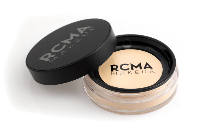 RCMA Makeup Premiere Loose Setting Powder - Amber | Translucent Finishing Powder for Professional Makeup Artists | Perfect for Baking, Contouring & All-Day Wear