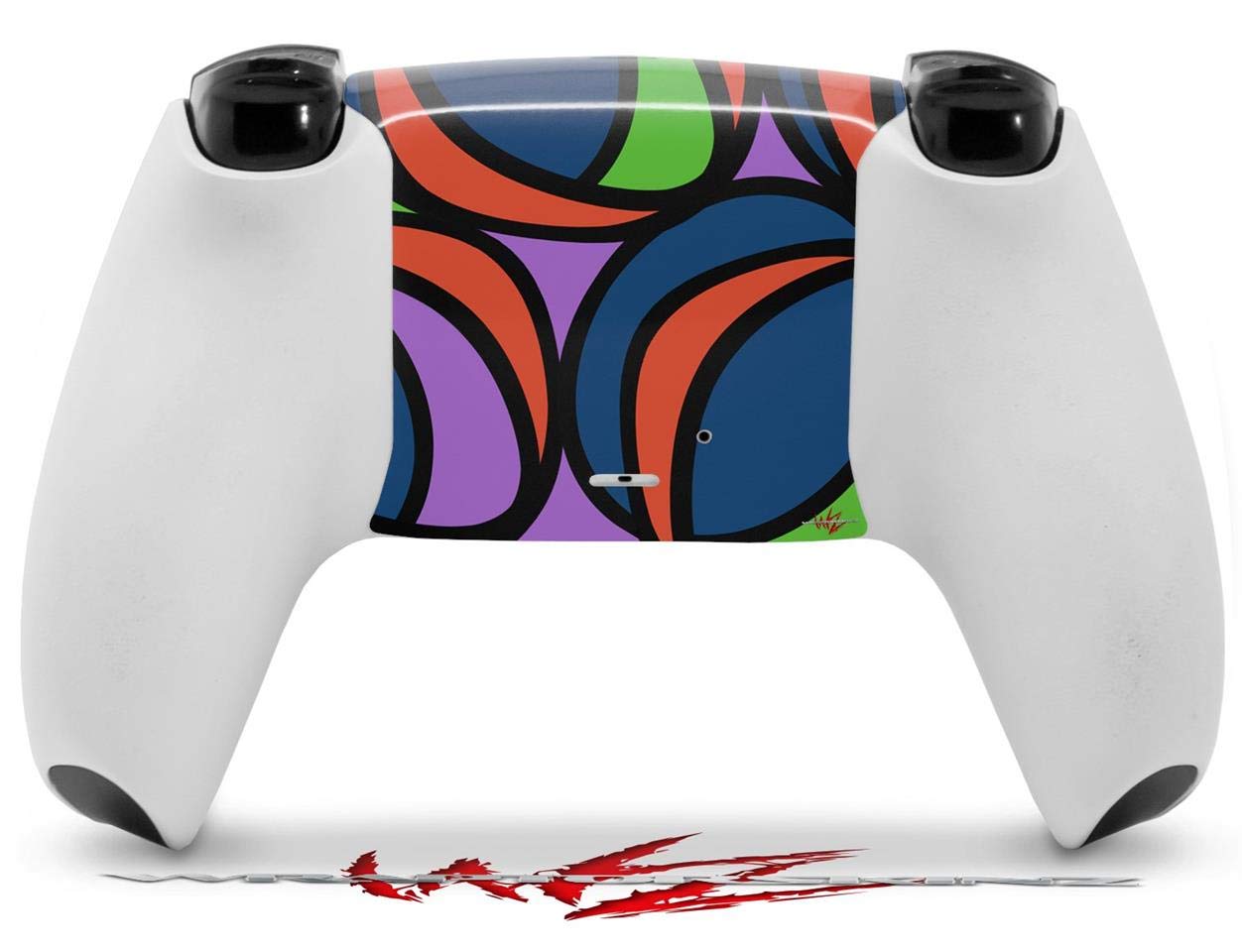PS5 DualSense Controller Skin Wrap - Crazy Dots 02 for Gaming Protection