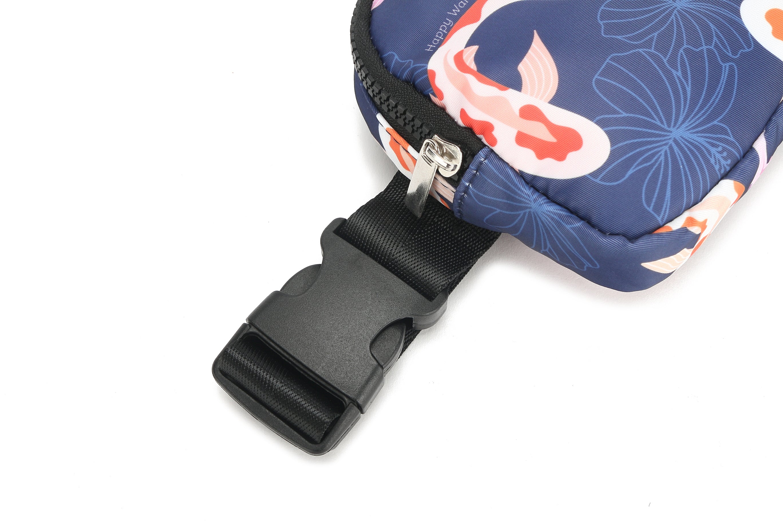 Jenna Koi Navy Belt Bag - Stylish Crossbody Fanny Pack for Women & Men - Perfect for Travel, Running, Hiking & Everyday Use