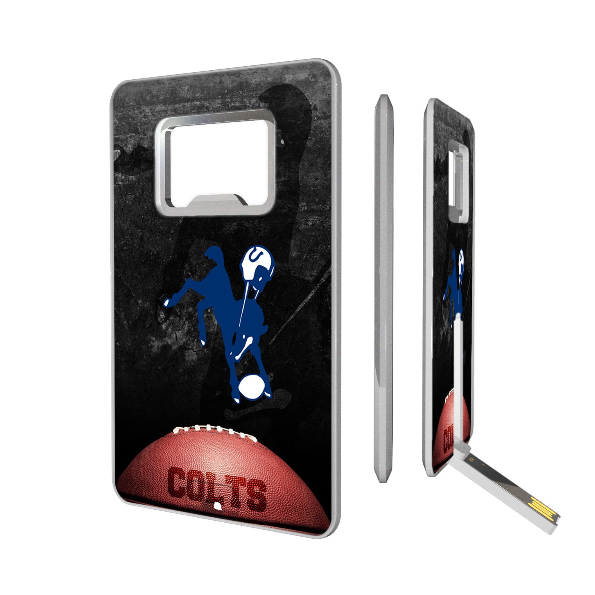 Baltimore Colts 1946 Historic Collection 32GB USB Flash Drive with Bottle Opener - Legendary NFL Memorabilia for Fans, Credit Card Size Portable Storage - Perfect for Tailgating, Collectibles & Digital File Backup