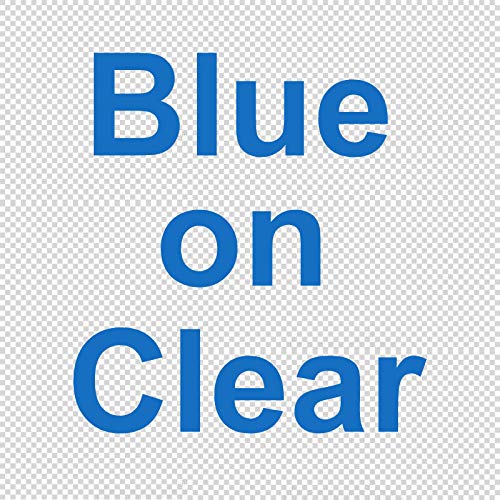 Tze-123 Blue on Clear