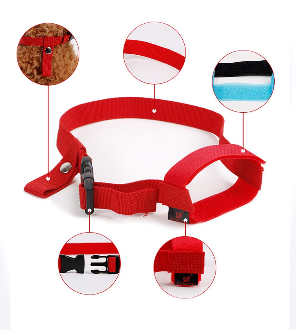 HongGun Breathable Adjustable Nylon Dog Muzzle Cover - Anti-Biting, Barking & Chewing Solution for Small, Medium & Large Dogs (Size S, Black) - Perfect for Training, Grooming & Vet Visits