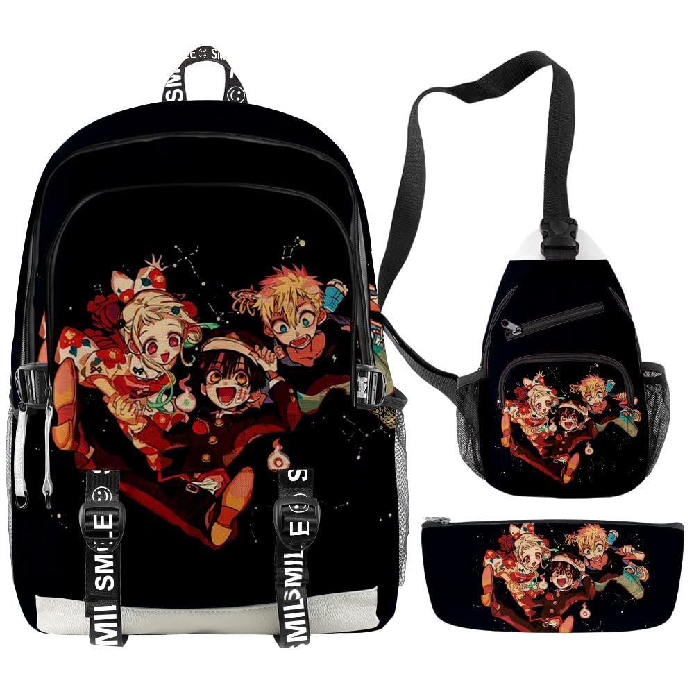 Hanako-kun Anime Backpack - Oxford School & Travel Bag for Fans