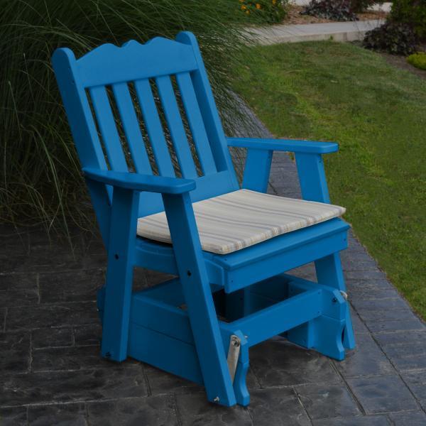 Poly Royal English Gliding Chair - Premium Comfort Rocking Recliner for Nursery, Living Room & Office - Perfect for Breastfeeding, Relaxing & Reading