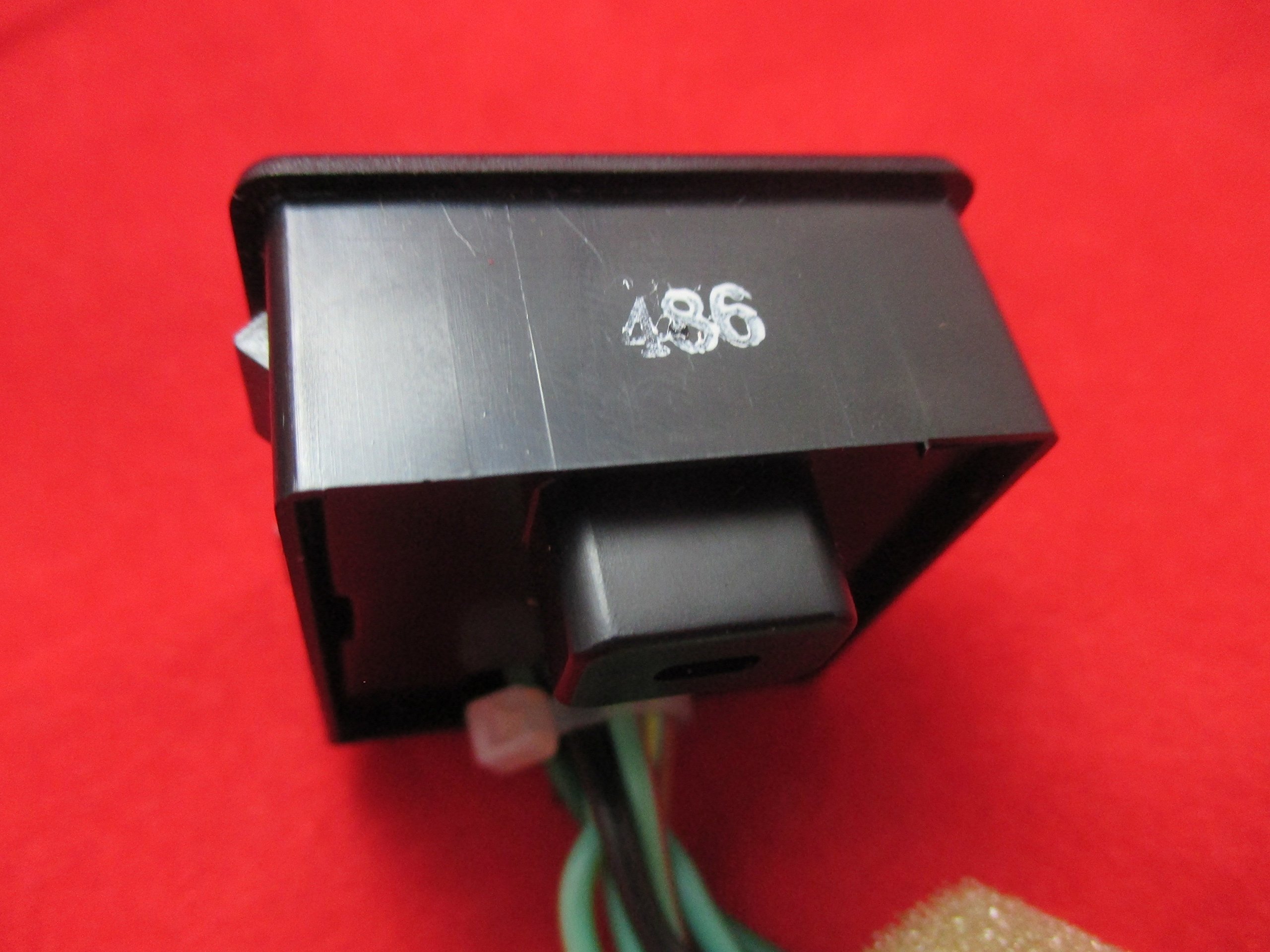 New OEM Mazda RX-7 1986-1992 Power Mirror Switch FB02-66-600B - Replacement Part for Driver Side Mirror Adjustment