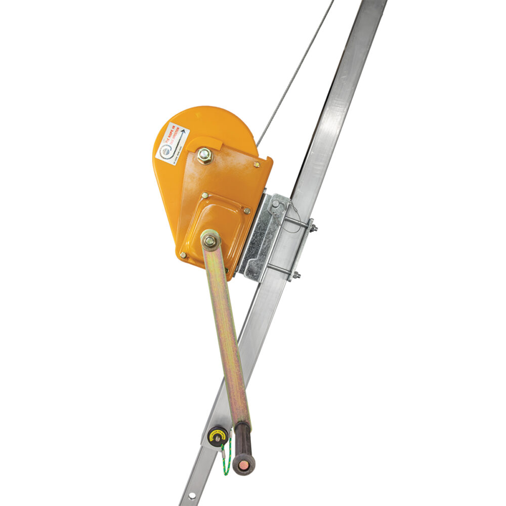 65' Heavy Duty Material Winch with Xtirpa Mounting System - Perfect for Construction, Towing, and Off-Road Recovery