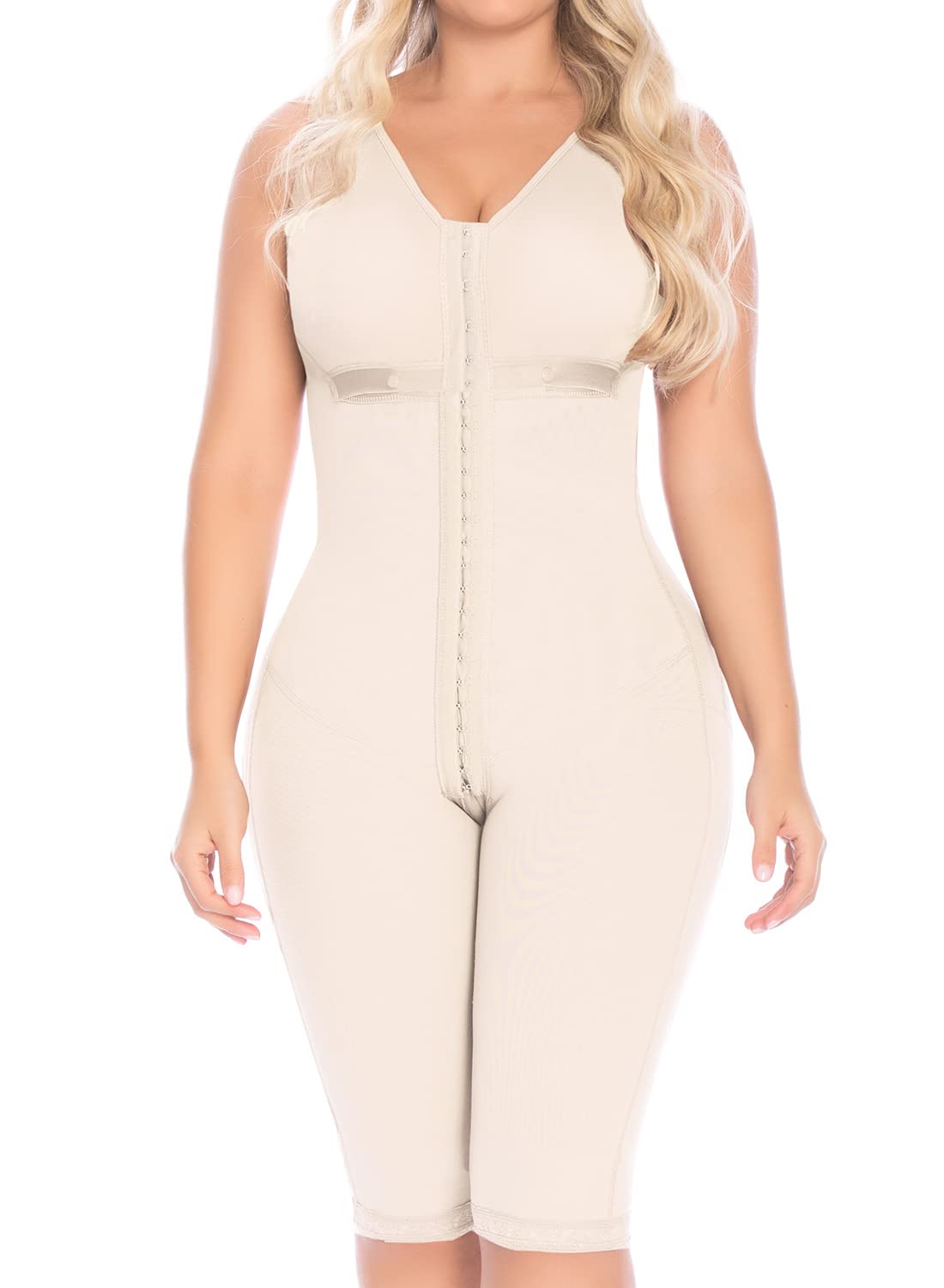 DELIÉ by Fajas DPrada 09052 09010 Colombian Shapewear for Women - Full Body Girdle & Waist Trainer - Slimming Underwear for Tummy Control, Postpartum Recovery & Everyday Wear