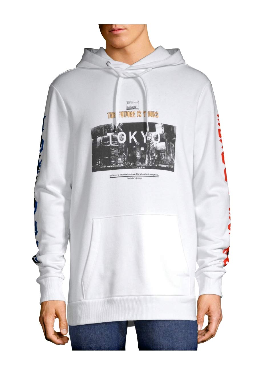 No Boundaries Men's & Big Men's Fleece Hoodie - Soft Warm Pullover for Casual Wear, Outdoor Activities & Lounge Comfort