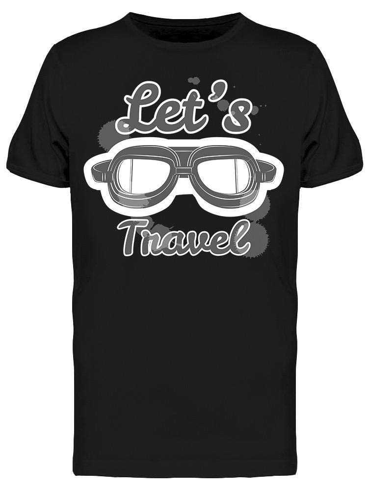 Men's Travel Themed Graphic T-Shirt - Comfortable Cotton Tee for Casual Wear, Outdoor Adventures & Road Trips