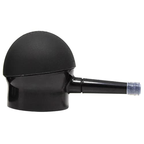Hair Fiber Applicator Spray Nozzle - Hair Building Fiber Tools for Men & Women - Hair Loss Concealer & Thickening Accessories - Perfect for Daily Use, Special Occasions & Hair Extensions (Black)