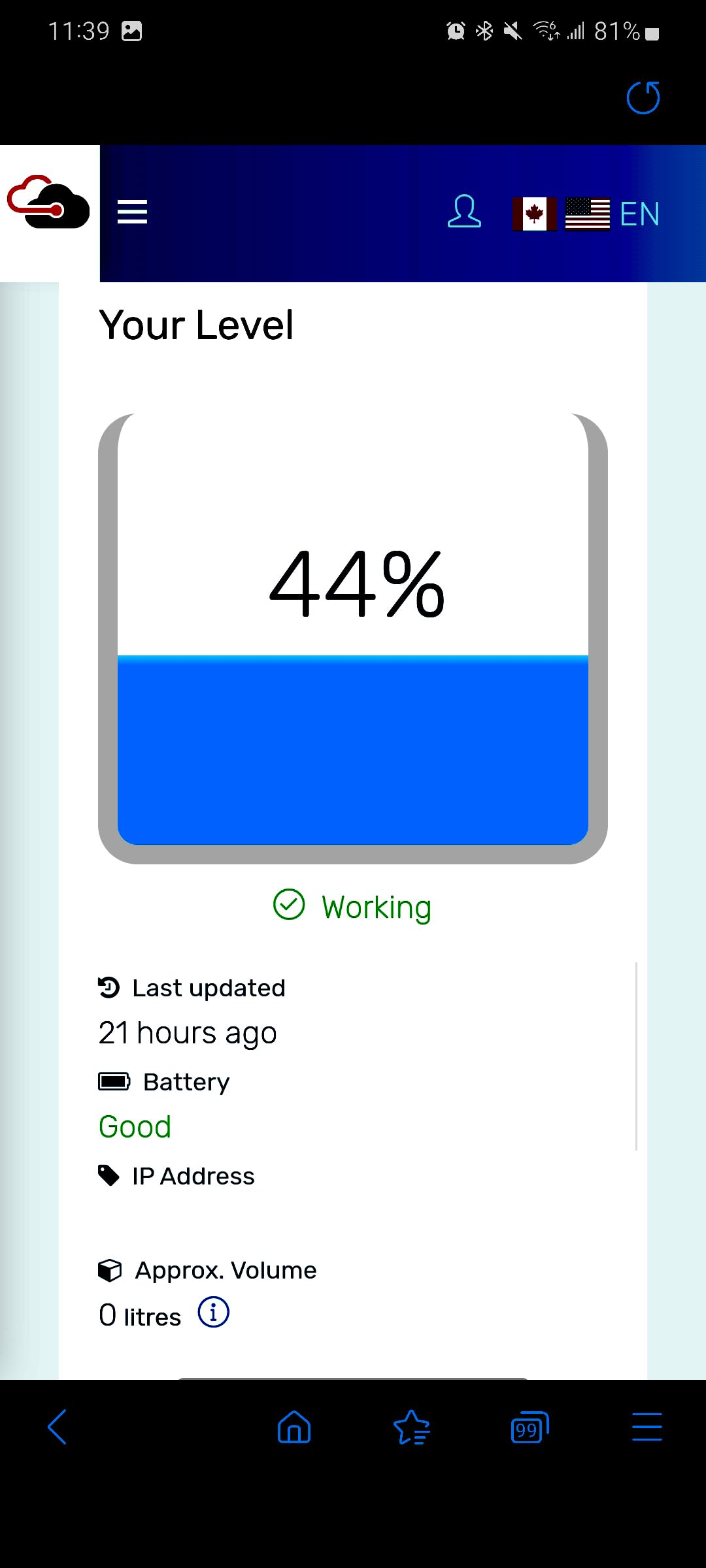 PTLevel Wireless Tank Level Monitor - Remote Water Level Sensor for Cisterns, Wells, Sump Pumps & Chemical Tanks | Real-Time Monitoring via Mobile App & Web | Perfect for Home, Farm & Industrial Use