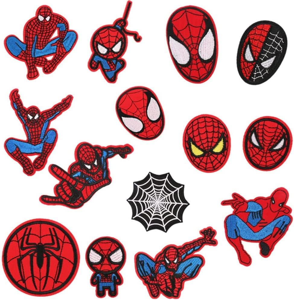 14 Pieces Iron On Patches for Clothing - Embroidered Applique Sew On Patches for Fabric Repair - Perfect for Jeans, Jackets, Hats, Shoes & Backpacks | DIY Fashion & Clothing Customization