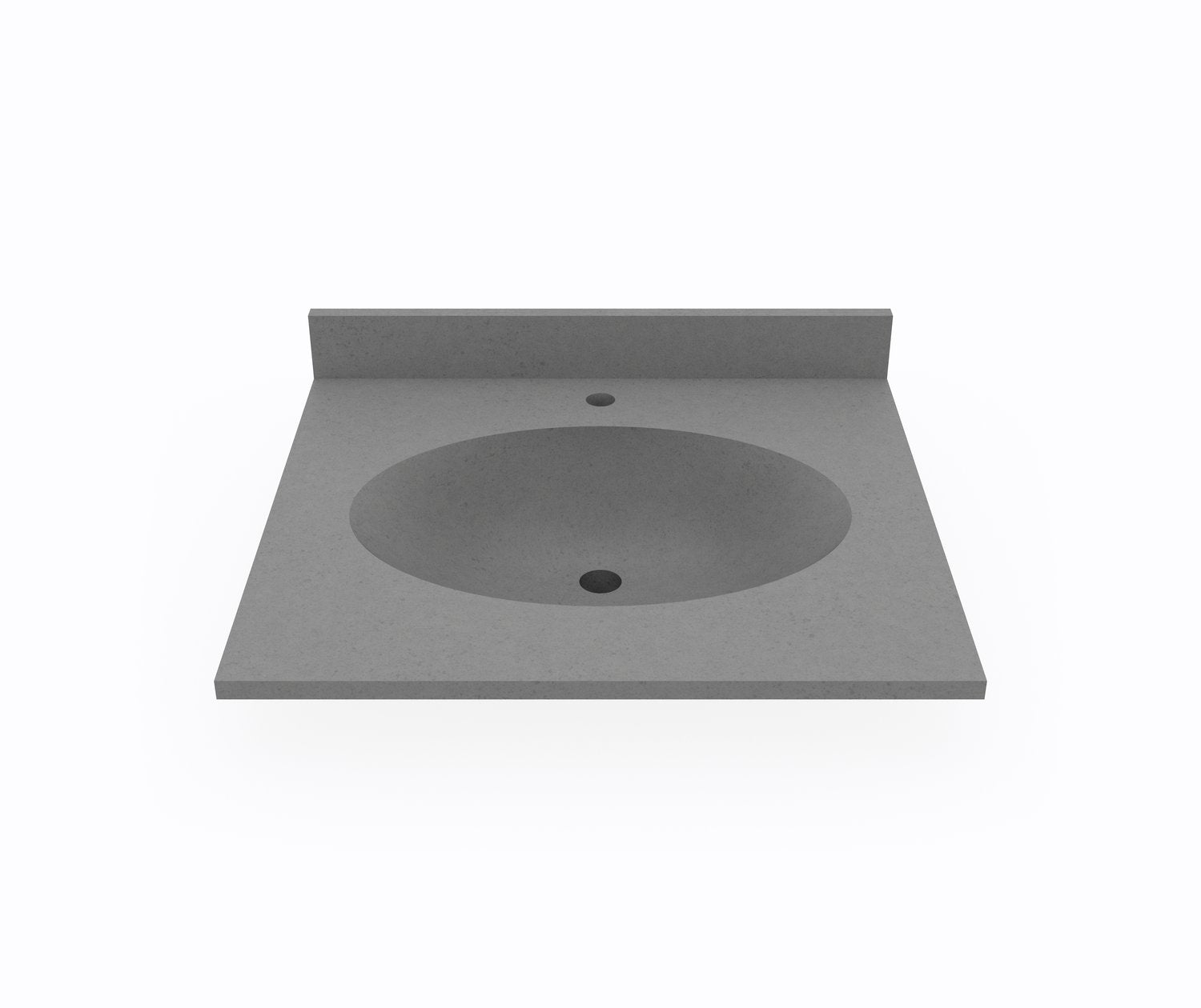 CH1B2225 Chesapeake 22 x 25 Inch Single Bowl Bathroom Vanity Top - Perfect for Modern Home & Apartment Renovations
