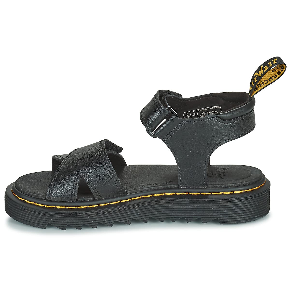 Dr. Martens Vossie Kids Boots - Unisex Leather Shoes for Boys & Girls - Comfortable & Durable for School & Outdoor Play