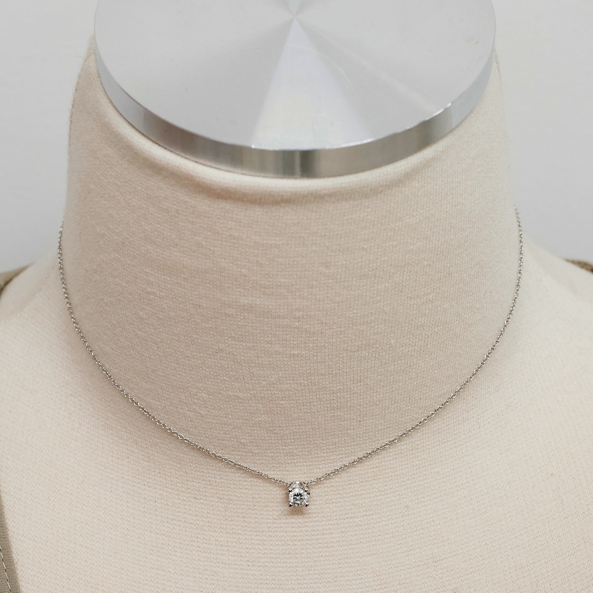Bvlgari White Gold Corona Necklace for Women - Luxury Italian Jewelry Gift for Anniversary, Wedding & Special Occasions