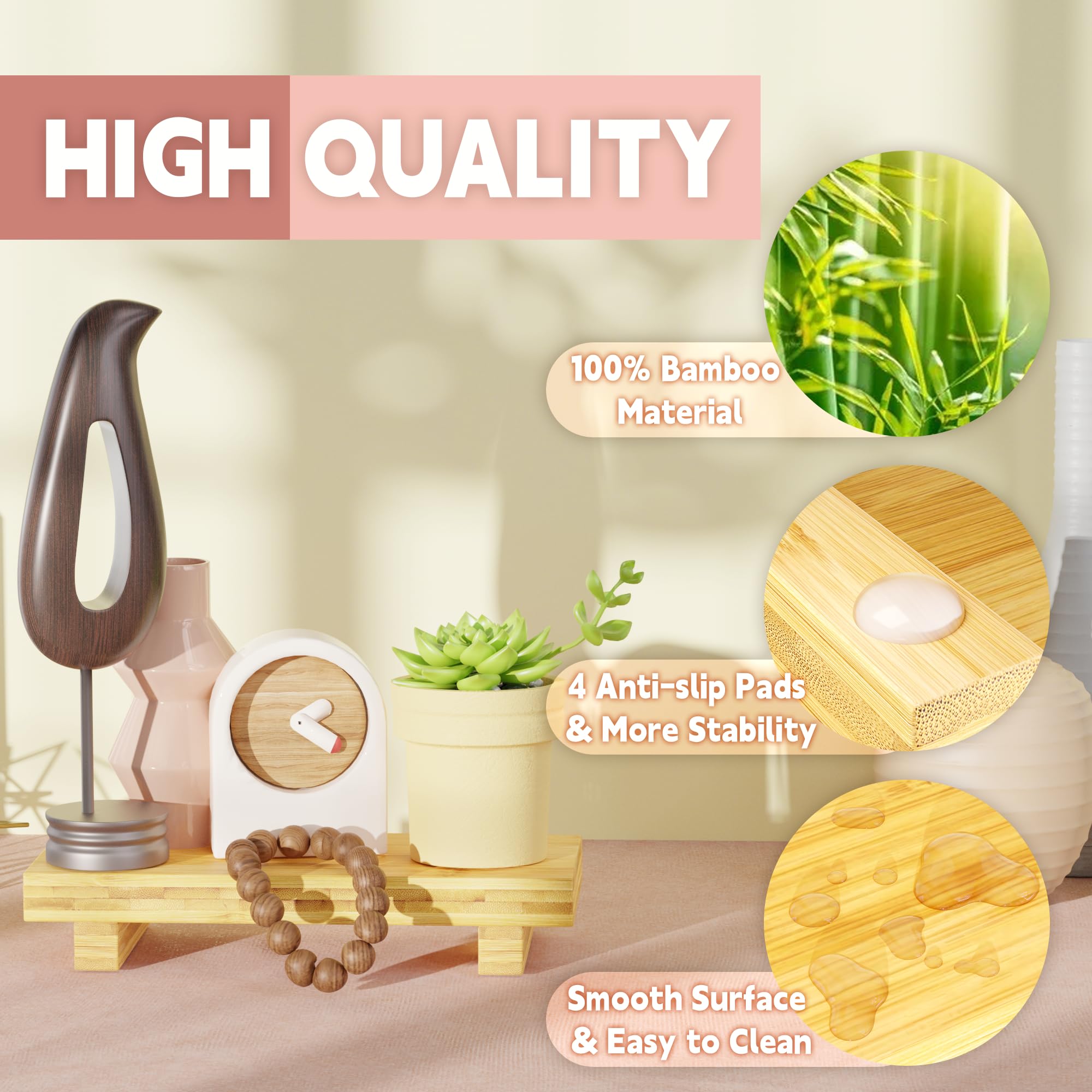 Bamboo Soap Tray Holder - 8.7