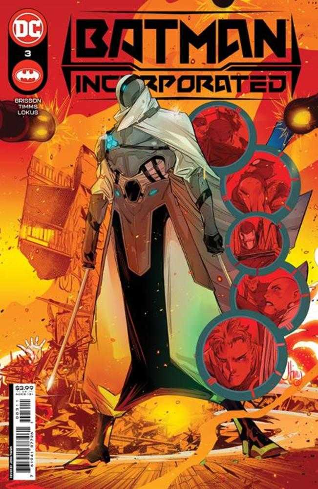 Batman Incorporated #3 Cover A by John Timms - DC Comics Graphic Novel | Superhero Action, Collectible Edition for Fans & Gifts