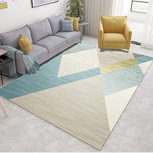 Non-Slip Soft Touch Artistic Pile Area Rug - 200cm x 300cm Living Room Carpet, Durable Doormat with Low Shedding - Perfect for Home Decor, Bedroom, Office & High-Traffic Areas