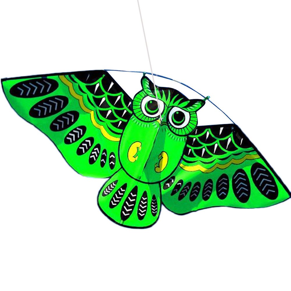 **Muised 3D Owl Kite - Preschool Learning Toy, Montessori Educational Outdoor Flying Activity for Toddlers & Kids - Fun Birthday & Christmas Gift for Boys & Girls - Perfect for Parks, Beaches & Backyard Play**