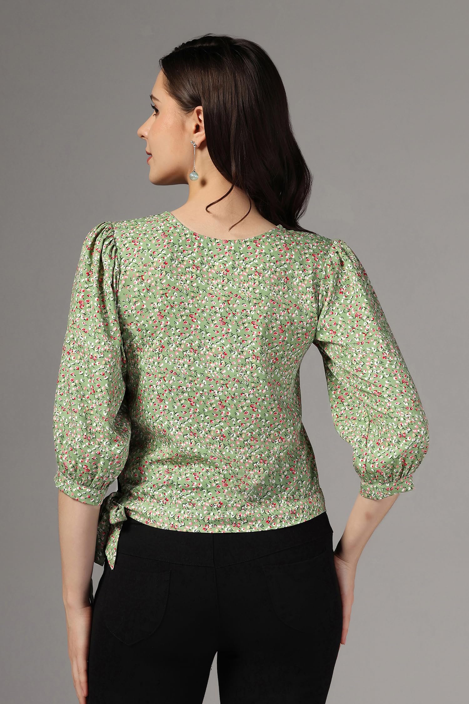 Fashion Dream Women's Polyester Printed Blouse | Trendy Casual Tops for Women | Western Style Shirt | Perfect for Office, Date Night & Weekend Outfits