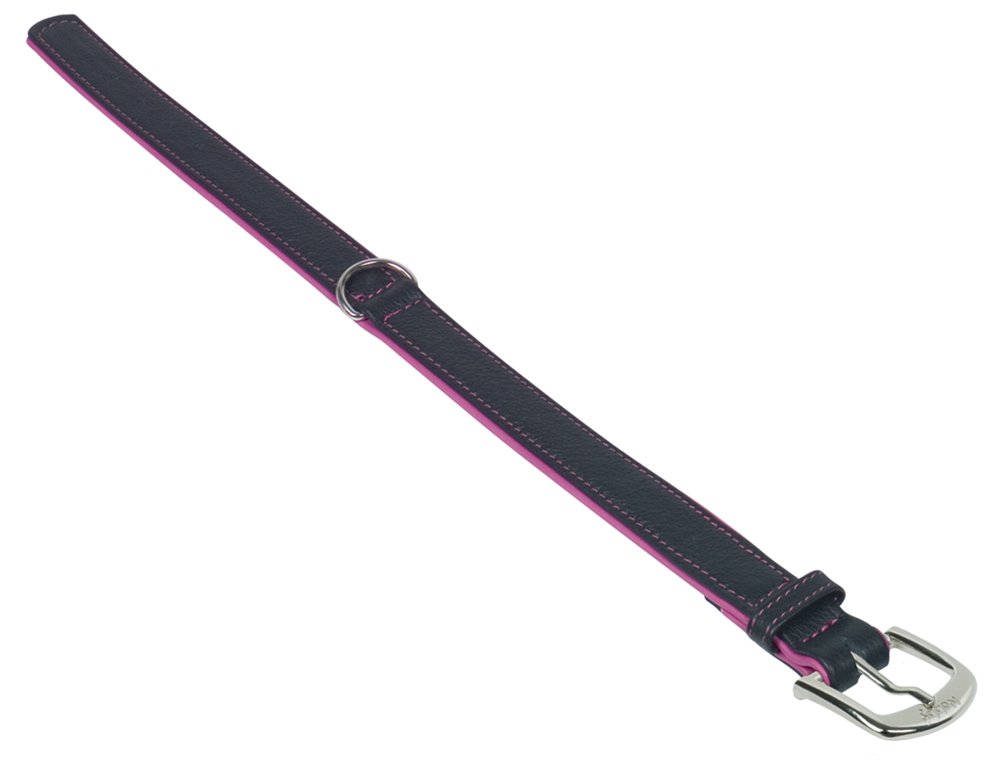 60cm Pink Pacific Dog Collar - Adjustable Nylon Pet Collar for Small to Medium Dogs - Perfect for Walks, Training & Outdoor Adventures