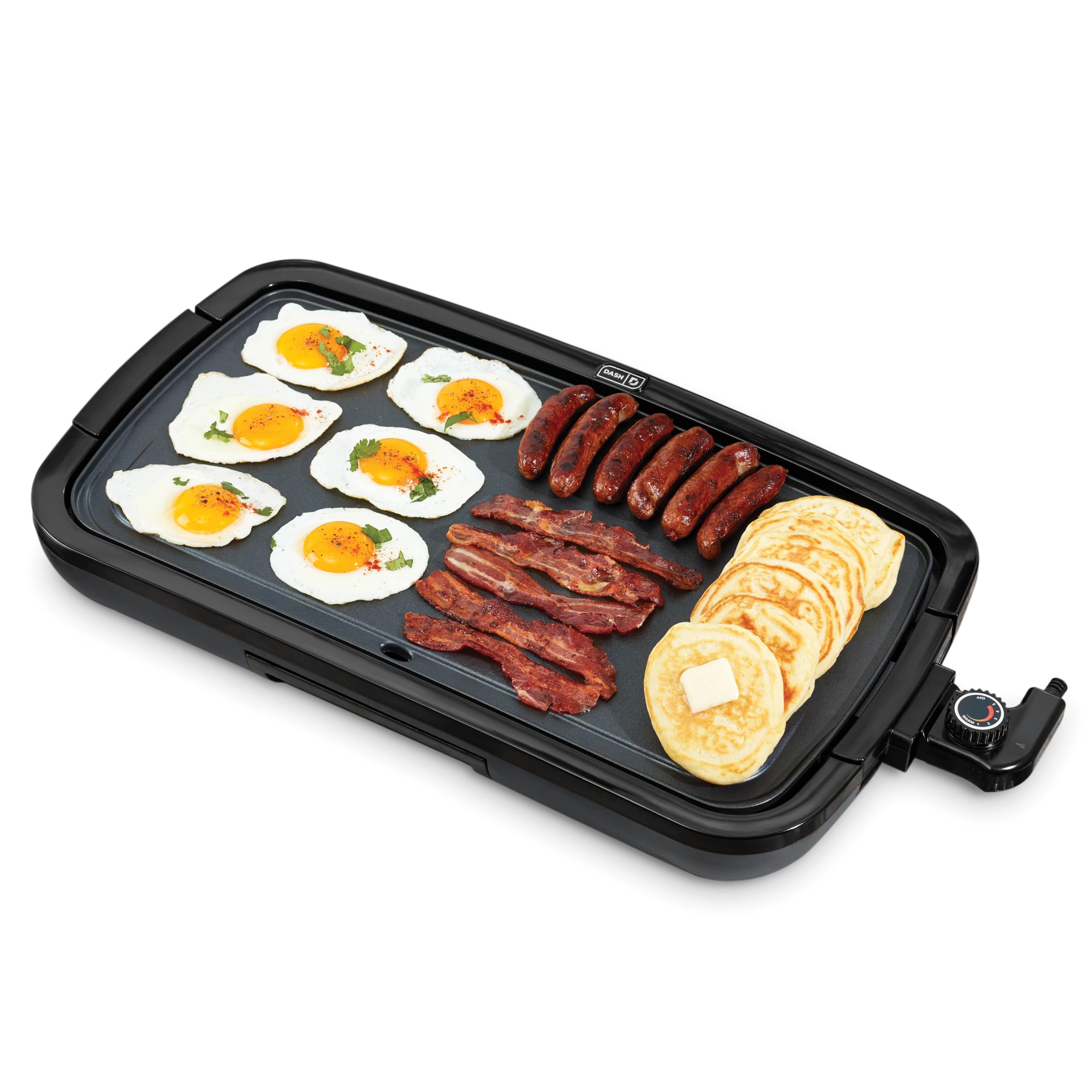 DASH Deluxe 1500-Watt Electric Griddle with Removable Nonstick Cooking Plate - 20
