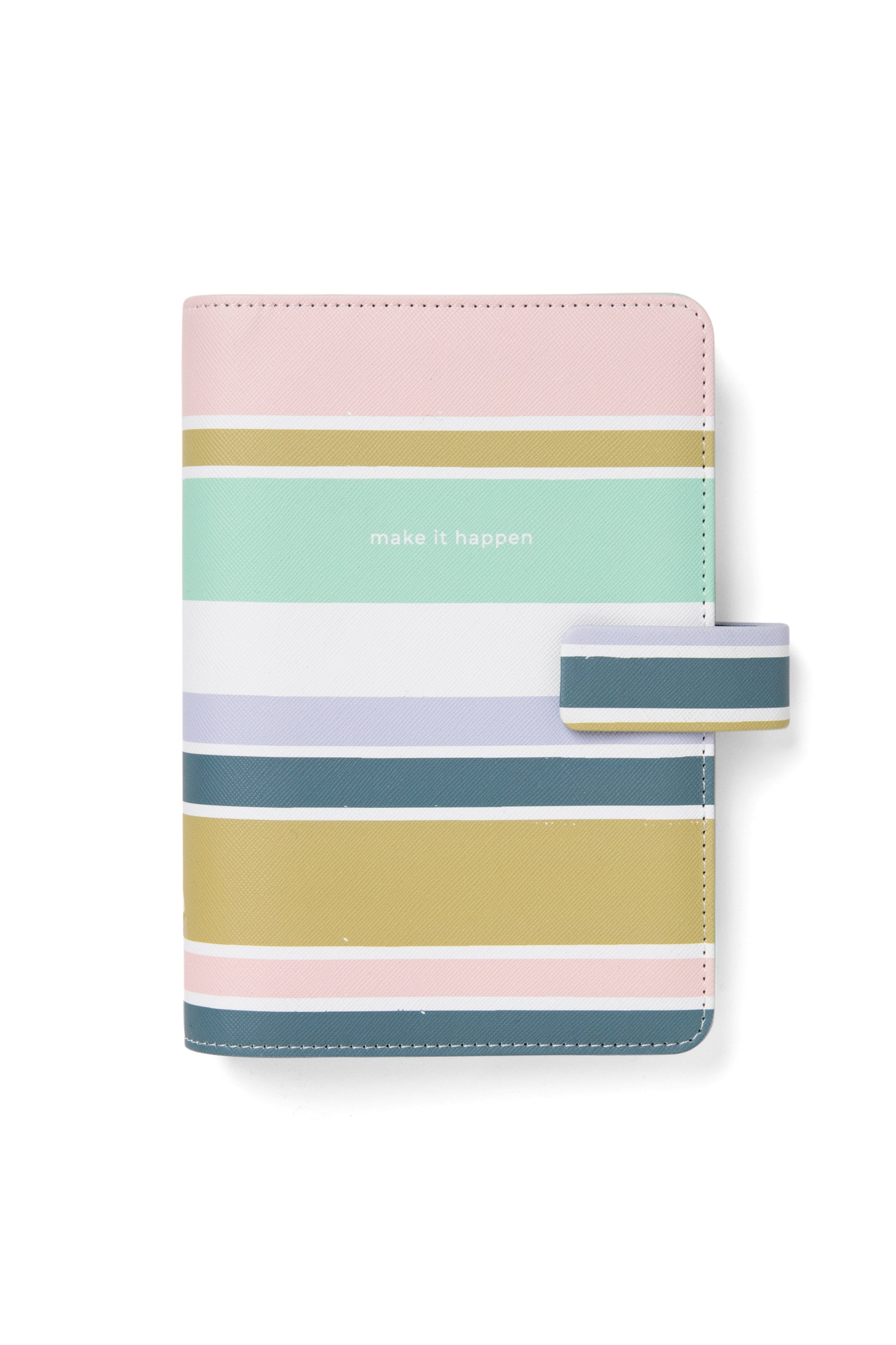 2025 Filafax Good Vibes Personal Planner Organizer - Striped Design, 7.36