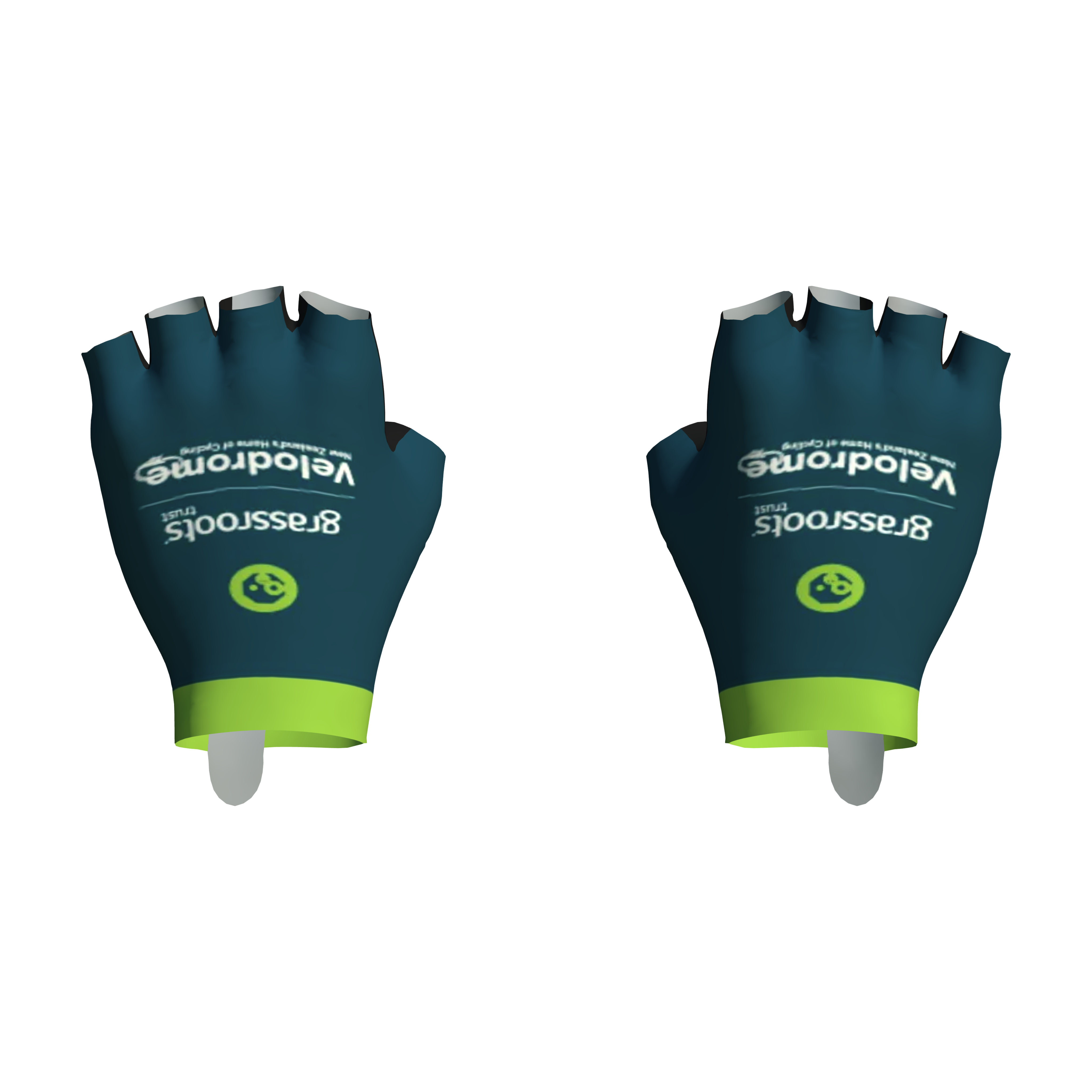 Grassroots Velodrome Aero Cycling Gloves - Dark Green | Breathable & Comfortable for Road Biking, Mountain Cycling & Indoor Training