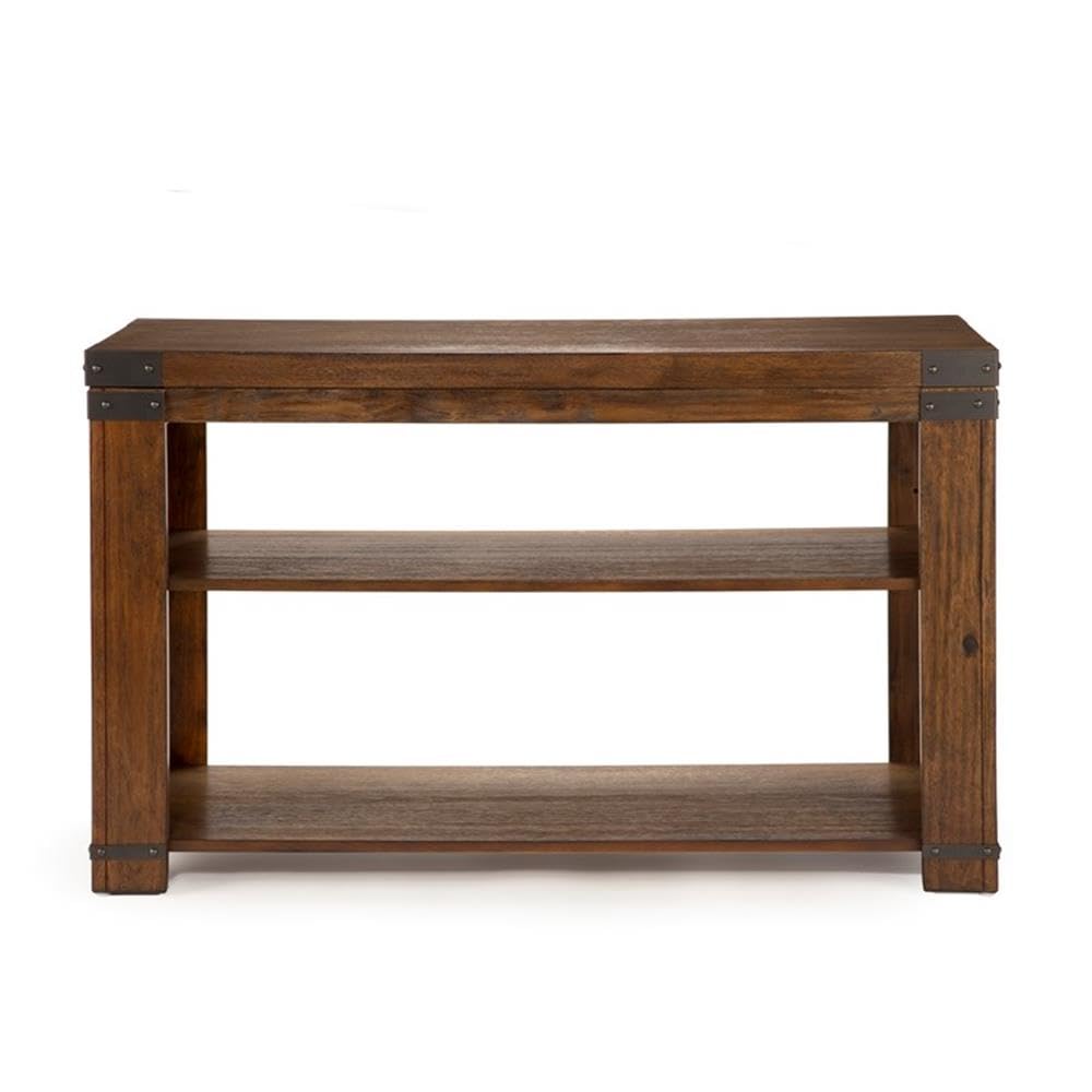 Pemberly Row Modern Console Table - Medium Cherry Finish - Entryway, Living Room & Hallway Furniture for Home Decor