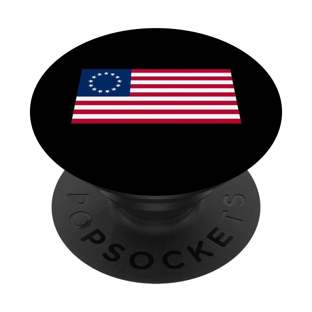 I Stand With Betsy Ross Colonial Flag PopSockets - Phone Grip & Stand for iPhone, Samsung, Tablets - Perfect for Patriotic Americans, History Enthusiasts & Everyday Use