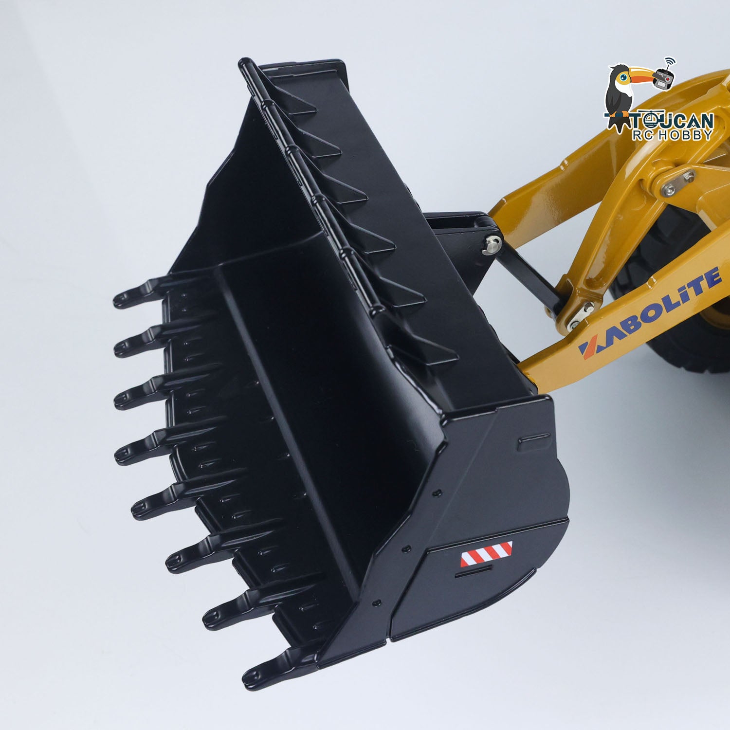 HUINA K966 KABOLITE 2.4Ghz 1/16 Scale Hydraulic RC Loader Truck with 7500mAh Battery & 8-Channel Radio Control - Realistic Construction Toy for Adults and Kids - Perfect for Backyard Digging, Construction Play, and RC Enthusiasts
