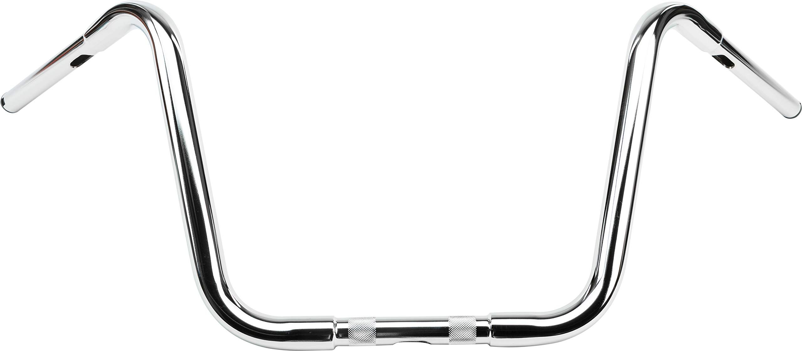 14 Inch Chrome Ape Hanger Handlebars 1 Inch Thru Clamp for Motorcycles - HD 96773 - Perfect for Custom Bike Builds and Harley Davidson Upgrades