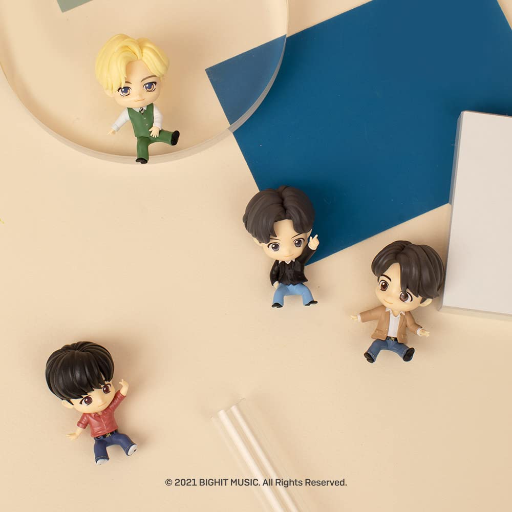 BTS Dynamite Jimin PC Monitor Figure - Cute Anime Desktop Decor for K-Pop Fans, Office & Gaming Setup Accessories