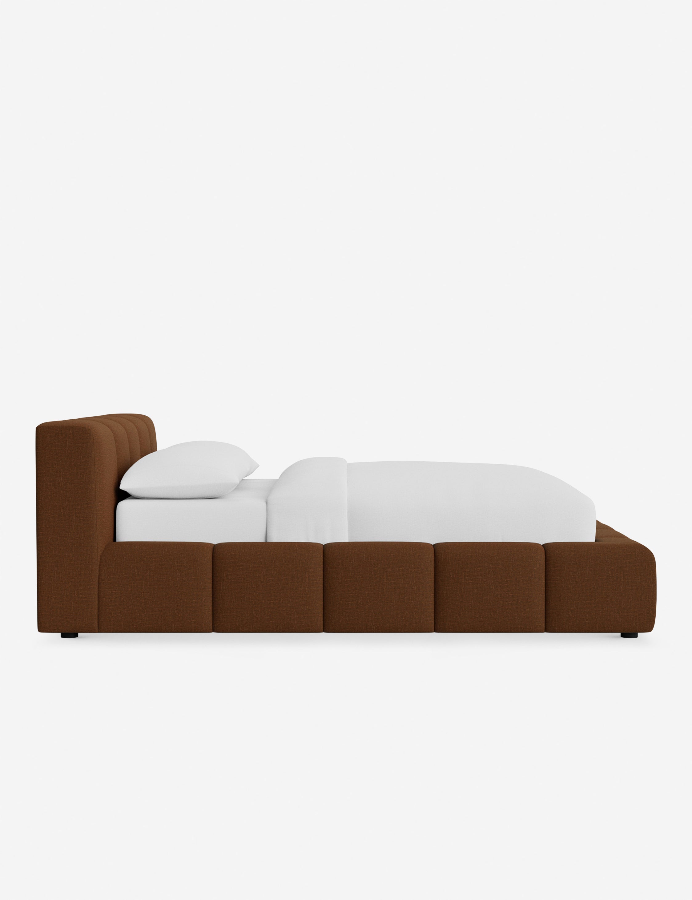 Cambry Platform Bed Frame - Modern Minimalist Wooden Bed with Sturdy Slats - Perfect for Bedroom, Guest Room, and Small Space Living