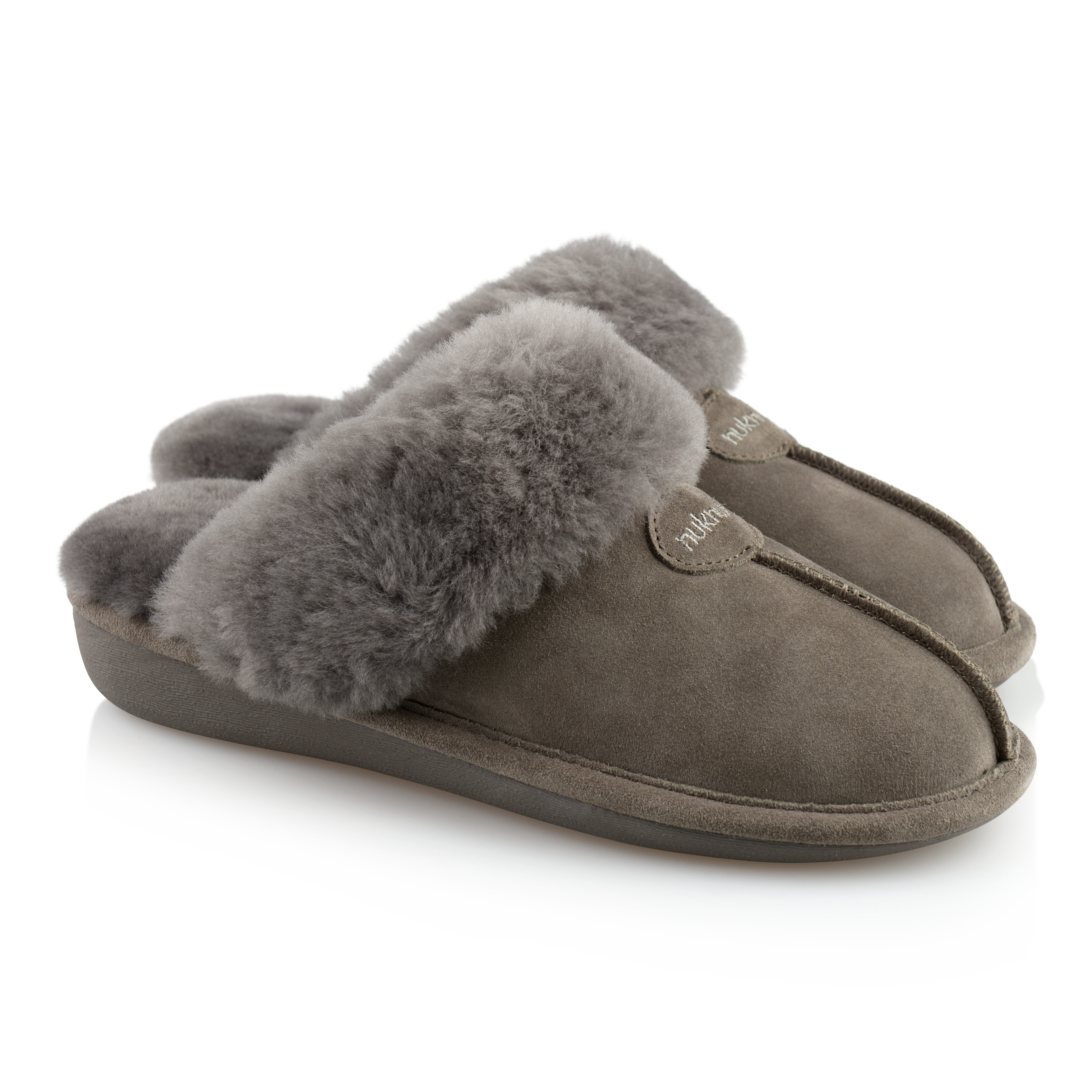Becca Women's Cozy Memory Foam Slippers - Soft Indoor/Outdoor House Shoes for Women, Grey - Perfect for Relaxing at Home, Lounging & Errands