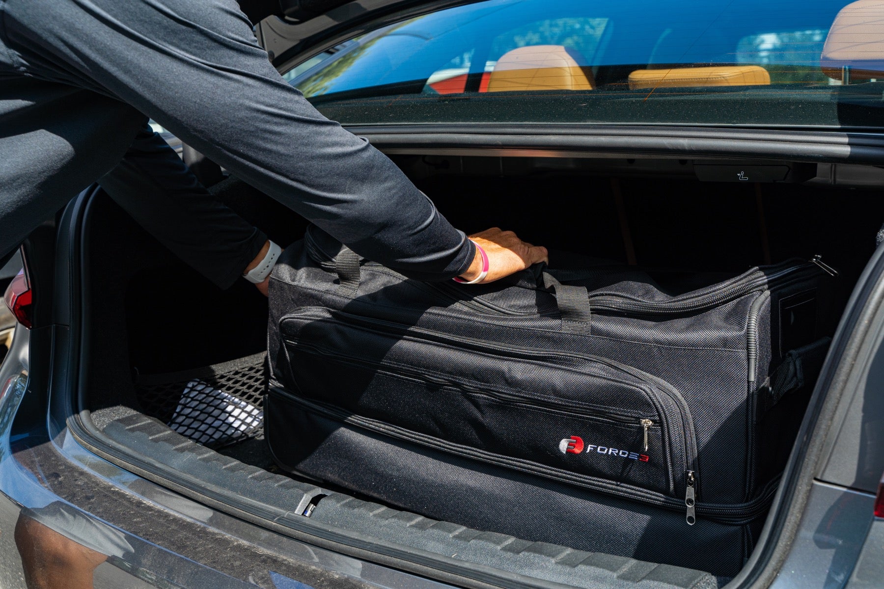 FORCE3 Ultimate Rolling Equipment Bag - Durable Heavy-Duty Sports Gear Storage with Wheels for Baseball, Football, Gym & Travel - Perfect for Athletes, Coaches and Team Equipment Transport