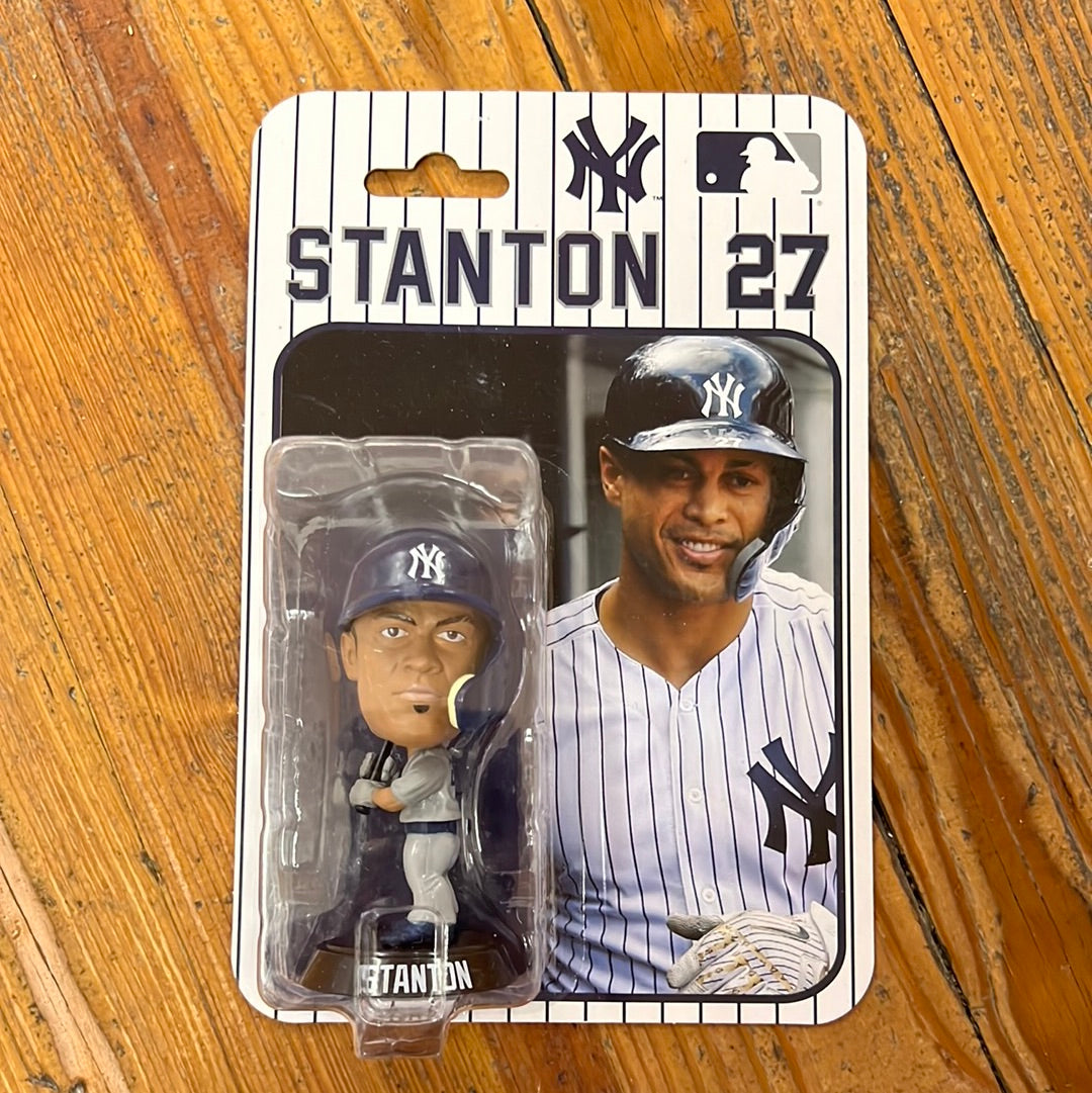 Giancarlo Stanton MLB New York Yankees Bobblehead - Officially Licensed Collectible for Baseball Fans & Sports Memorabilia Enthusiasts - Perfect for Home, Office, or Man Cave Display